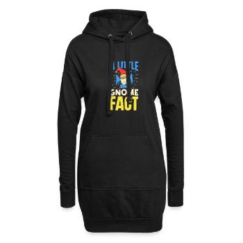 Gartenzwerge Gnome Lover Funny Gnome Gardening - Hoodie-Kleid - Schwarz - Vorne