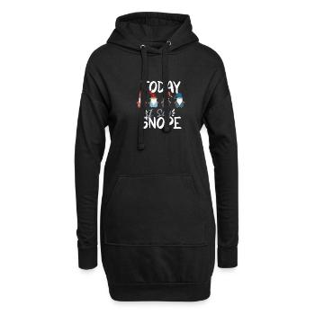 Gnomes de jardin Gnome Amant Drôle de Gnome Jardinage - Sweat-shirt à capuche long Femme - noir - Devant