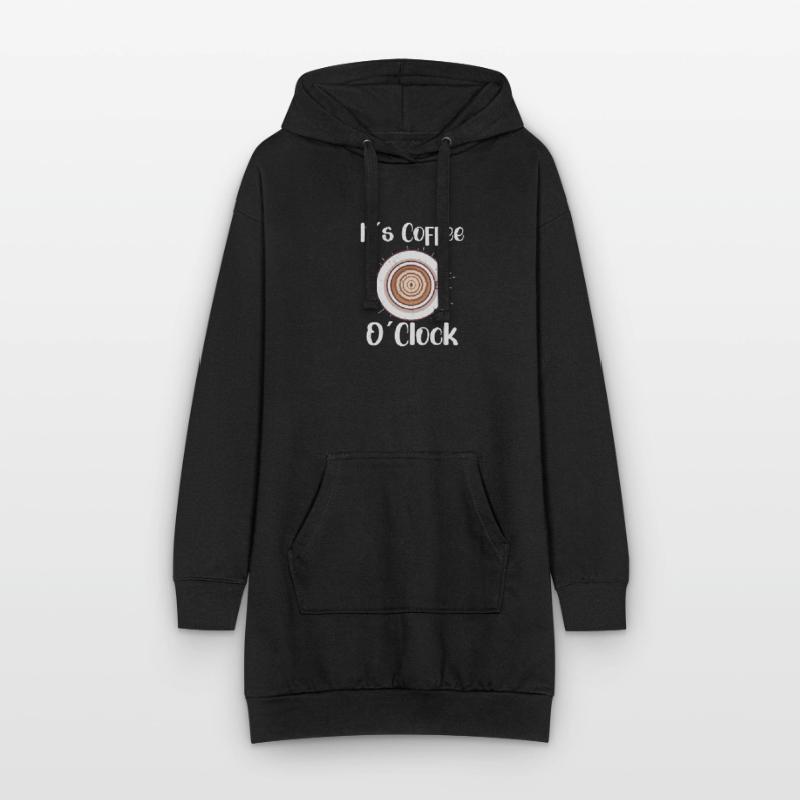 Coffee Lover Caffeine Molecule Java Latte Espresso Hoodie-Kleid