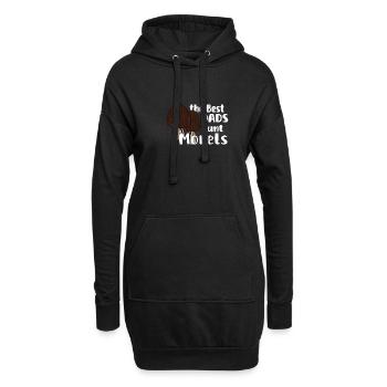 Morels Mushroom Picker Mushroom Farmer Mushroom - Sweat-shirt à capuche long Femme - noir - Devant