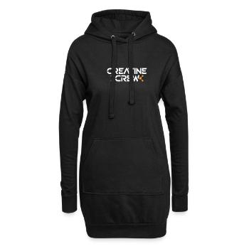 Musculation, Powerlifting, Haltération, Fitness - Sweat-shirt à capuche long Femme - noir - Devant
