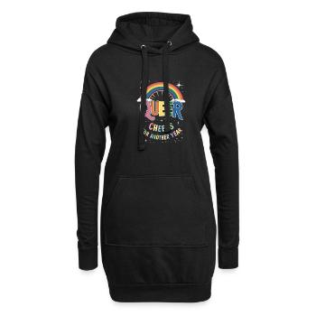 Birthgay Gay Pride Flag Pride Month Equal Rights - Hoodie-Kleid - Schwarz - Vorne