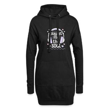 Chill Vibes Amateur de musique décontractée Relaxante - Sweat-shirt à capuche long Femme - noir - Devant