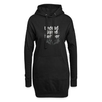 Zombie Apocalypse Humor Lustige Untote Zitate - Hoodie-Kleid - Schwarz - Vorne