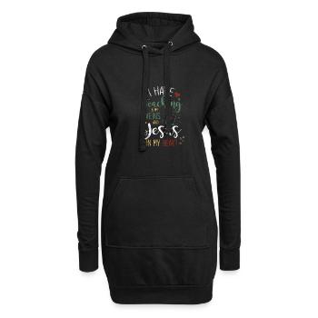 Jesus believer - Hoodie Dress - black - Front