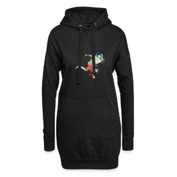 Cool Splash conception de bowling sportif pour les bowlers - Sweat-shirt à capuche long Femme - noir - Devant