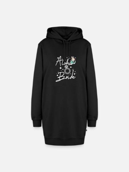 Hawaii Wedding Bride Bridesmaid Aloha bride - Hoodie-Kleid - Schwarz