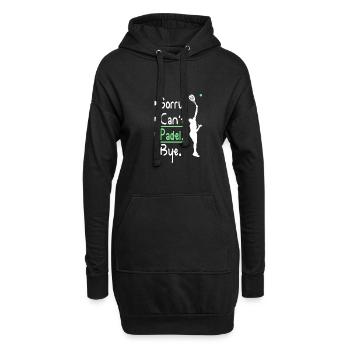 Désolé, je ne peux pas acheter de padel - Sweat-shirt à capuche long Femme - noir - Devant