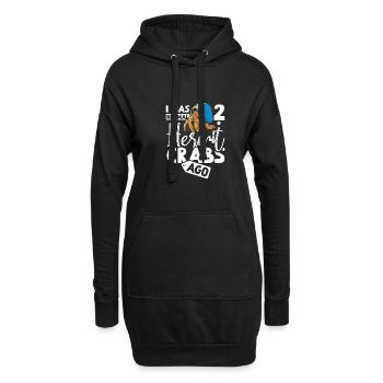 I was normal 2 hermit crabs ago - Hoodie-Kleid - Schwarz - Vorne