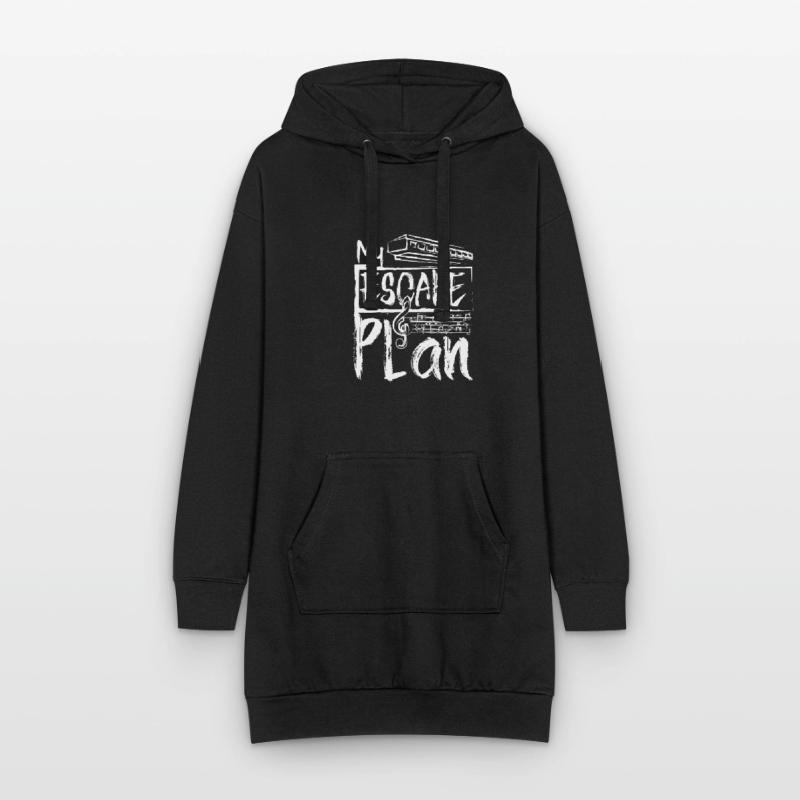 Mon plan d’évasion en jouant de l’harmonica Sweat-shirt à capuche long Femme