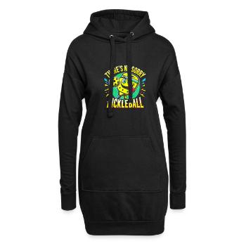 Im Pickleball gibt es kein Sorry - Hoodie-Kleid - Schwarz - Vorne