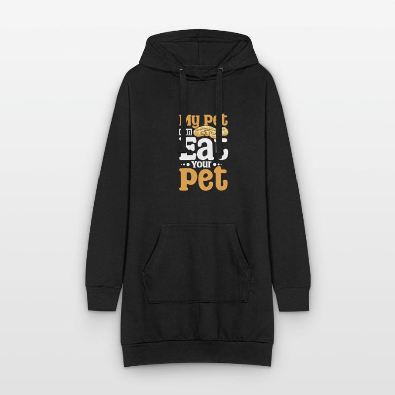 Mon animal de compagnie peut manger votre python royal de compagnie Sweat-shirt à capuche long Femme