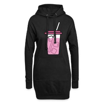 Milkshake Drink Summer - Hoodie Dress - black - Front