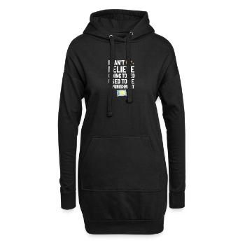 Punition Au Coucher Mème, Dormir - Sweat-shirt à capuche long Femme - noir - Devant