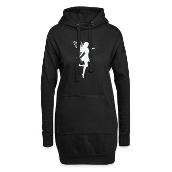 Fee Elfe  - Hoodie-Kleid - Schwarz - Vorne