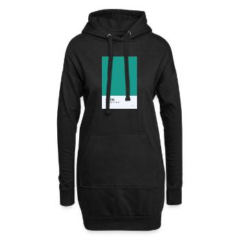 Ideen entstehen im Denken Poster - Hoodie-Kleid - Schwarz - Vorne