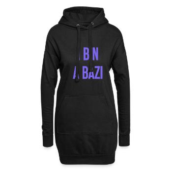 I bin a Bazi – Bayerischer Spruch mit Humor - Hoodie-Kleid - Schwarz - Vorne