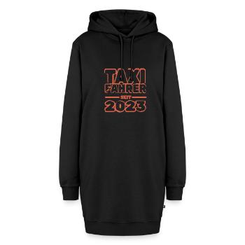 Jahr 2023 - Hoodie-Kleid - Schwarz - Vorne