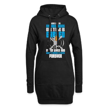 Profession de mécanicien Mécanicien automobile Voiture Drôle de dicton - Sweat-shirt à capuche long Femme - noir - Devant