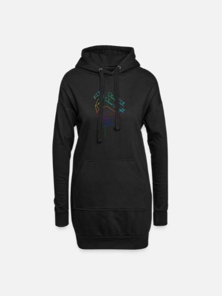 Stand Tall, Shine Bright - Hoodie Dress - black
