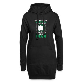 Octodon pas parfait Octodo commun - Sweat-shirt à capuche long Femme - noir - Devant