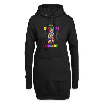 Carnival Mein Kostüm ist in der Wäsche - Hoodie-Kleid - Schwarz - Vorne