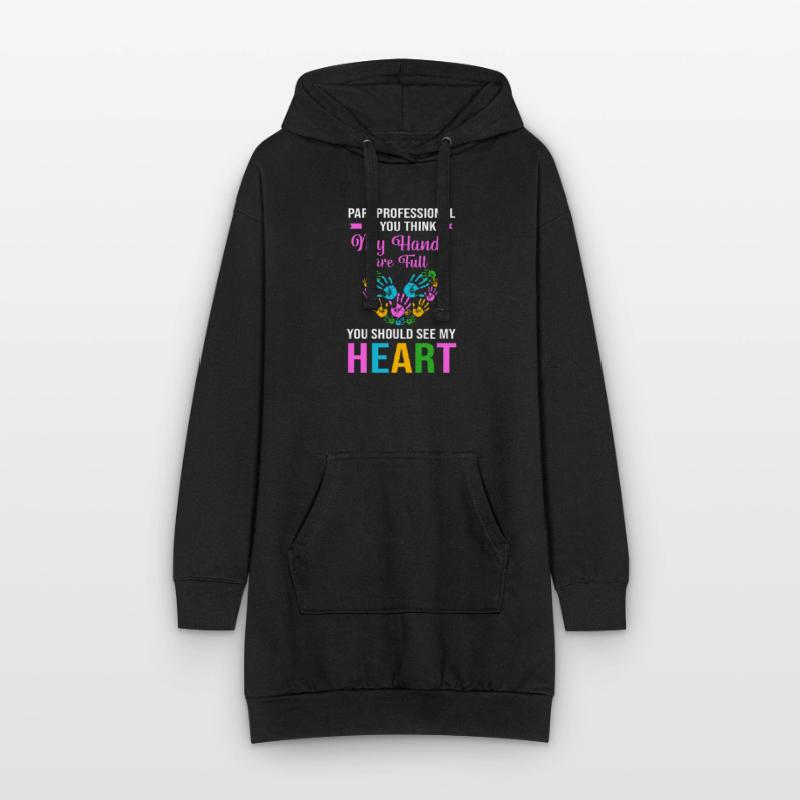 Paraeducator Lehrerassistent Paraprofessional Hoodie-Kleid