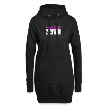 Turbo Warning Kids - Hoodie-Kleid - Schwarz - Vorne