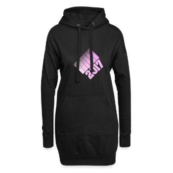 Maman 2017 - Sweat-shirt à capuche long Femme - noir - Devant