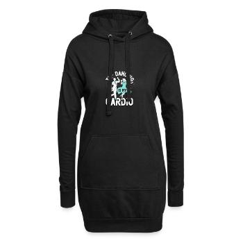 Tap Dancing Is My Cardio claquettes pour danseurs de claquettes - Sweat-shirt à capuche long Femme - noir - Devant