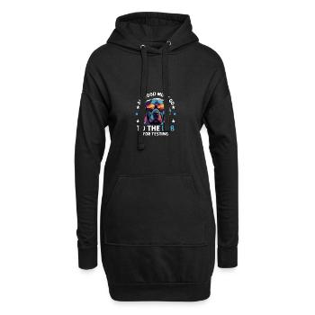 Tous les aliments doivent aller au laboratoire pour être testés - Sweat-shirt à capuche long Femme - noir - Devant