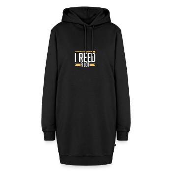 I Reed A Lot pour clarinettiste Clarinette - Sweat-shirt à capuche long Femme - noir - Devant