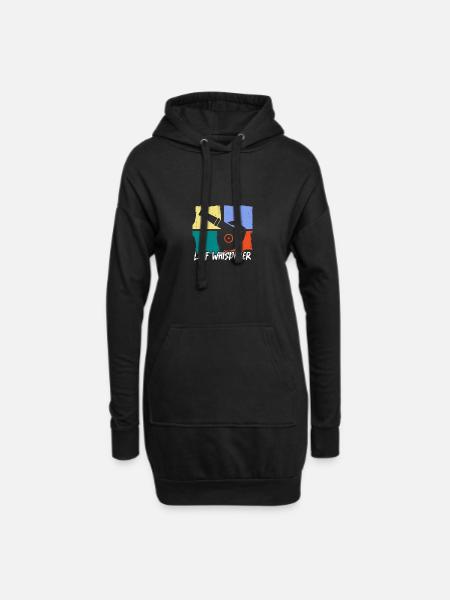 Leaf Whisperer Gardening Garden Leaf Blower - Hoodie Dress - black