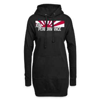 If one day the speed kills me.. / Paul Walker JDM - Hoodie-Kleid - Schwarz - Vorne