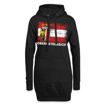 Oberösterreich - Österreich Haute-Autriche / Linz - Sweat-shirt à capuche long Femme - noir - Devant