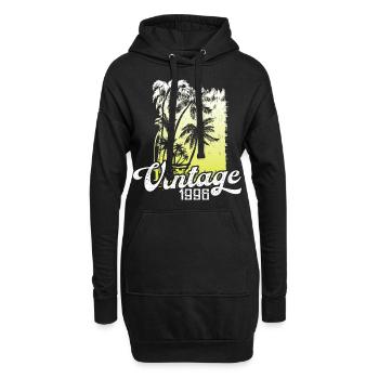 This legend was born in 1996 Birthday Retro - Hoodie Dress - black - Front