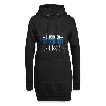 Glücklich geschieden 2022 Scheidung Exfrau Exmann - Hoodie-Kleid - Schwarz - Vorne