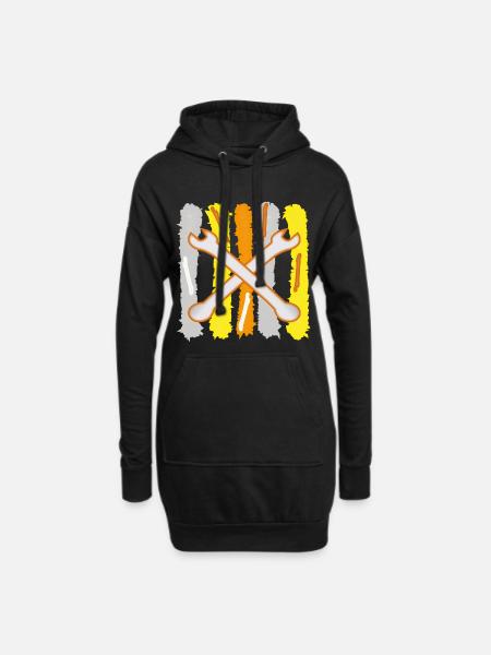 Werkzeug Schraubenschlüsseln - Hoodie-Kleid - Schwarz