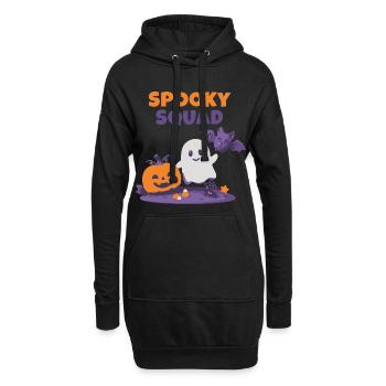 Spooky-Spooky Squad – Süßes Halloween T-Shsquad - Hoodie-Kleid - Schwarz - Vorne