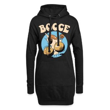 Bocce Spruch Bocce Ball mit Jack Bocci Game Bocce - Hoodie-Kleid - Schwarz - Vorne