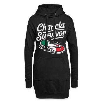 Mexique Mexique Mexicain Espagnol - Sweat-shirt à capuche long Femme - noir - Devant