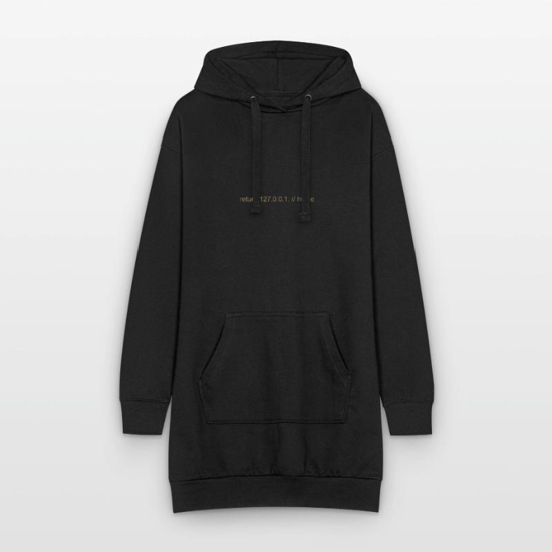 Programmierer Nerd IT Witz Developer Zuhause Hoodie-Kleid