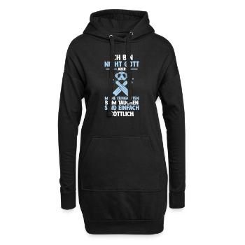 Schullehrer Lehrer - Hoodie-Kleid - Schwarz - Vorne