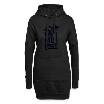 Attenzione Spicy Margarita Cocktail Lover's - Hoodie-Kleid - Schwarz - Vorne