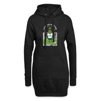 1.FC Garten Spargel Verein - Hoodie-Kleid - Schwarz - Vorne