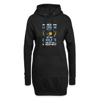 Mein Labrador – Der Coolste Hund Weltweit - Hoodie-Kleid - Schwarz - Vorne