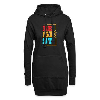 Elektroingenieur Elektriker Elektrotechnik - Hoodie-Kleid - Schwarz - Vorne