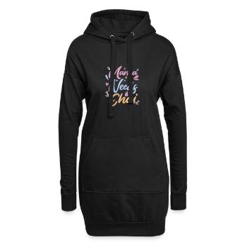 Chai Latte Tee trinken Teetrinker - Hoodie-Kleid - Schwarz - Vorne