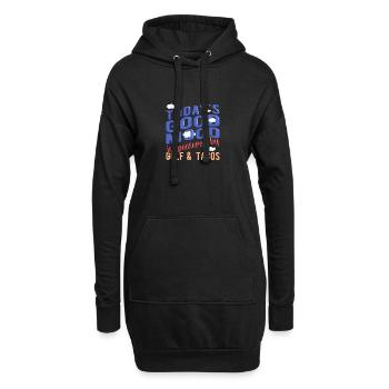 Golf Golfeurs Golfeurs - Sweat-shirt à capuche long Femme - noir - Devant