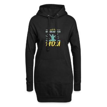 Gymnastik Turnen Turner - Hoodie-Kleid - Schwarz - Vorne